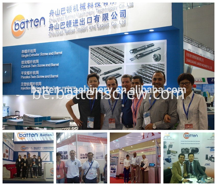 100/36 Шрубавая бочка з высокай ёмістасцю / вадзяной астуджанай курткай для экструдара HDPE трубы